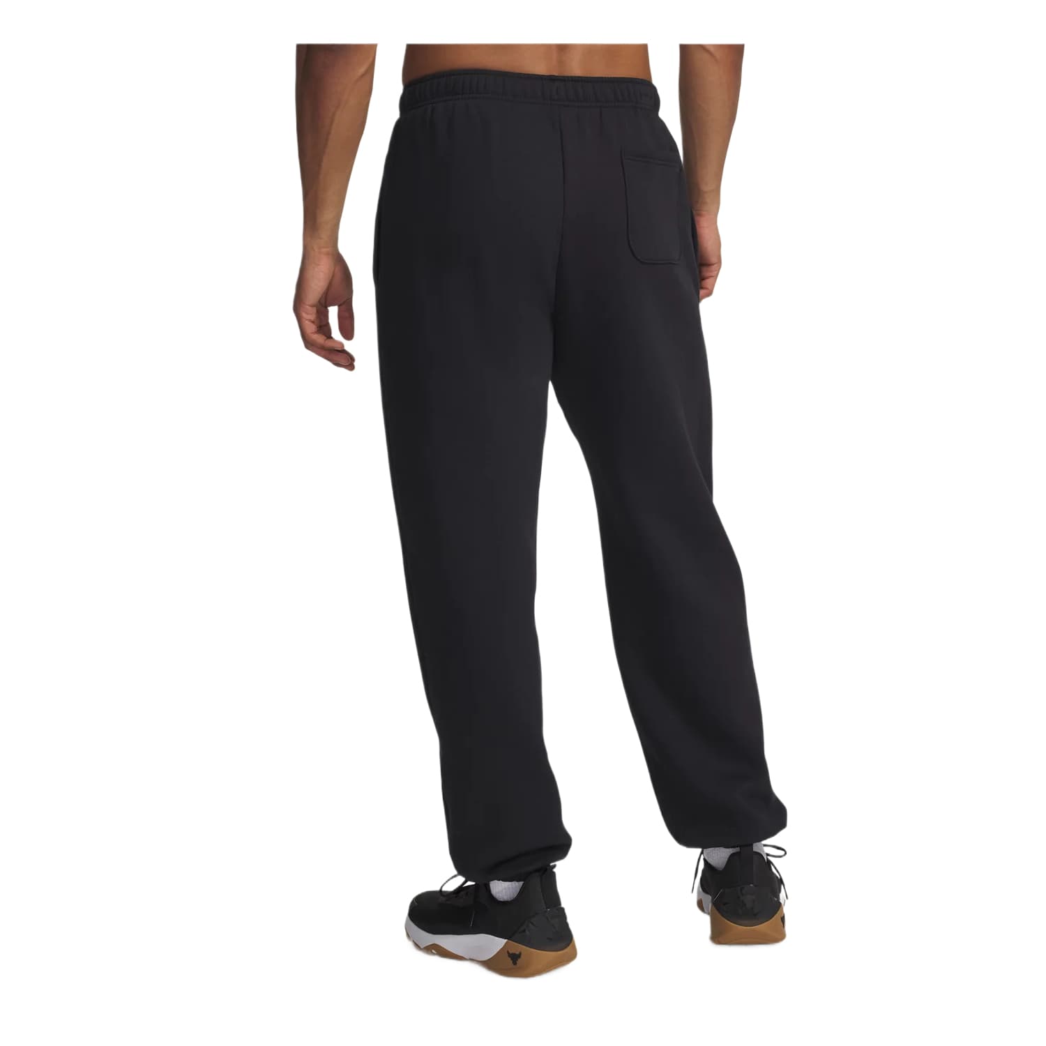 Штаны Under Armour Project Rock Вязаные Спортивные Штаны Мужские Черные - изображение 4