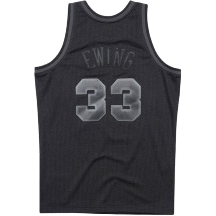 Баскетбольная майка Mitchell & Ness NBA 1991-92 Knicks Ewing 33 Black - изображение 2