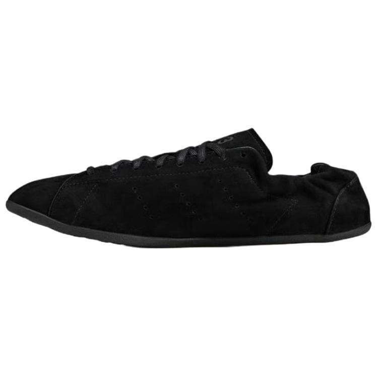 Кроссовки Y 3 Stan Smith Stan Smith Lo Замша Устойчивая к истиранию Низкий Топ Повседневная обувь Женская Черная - изображение 2