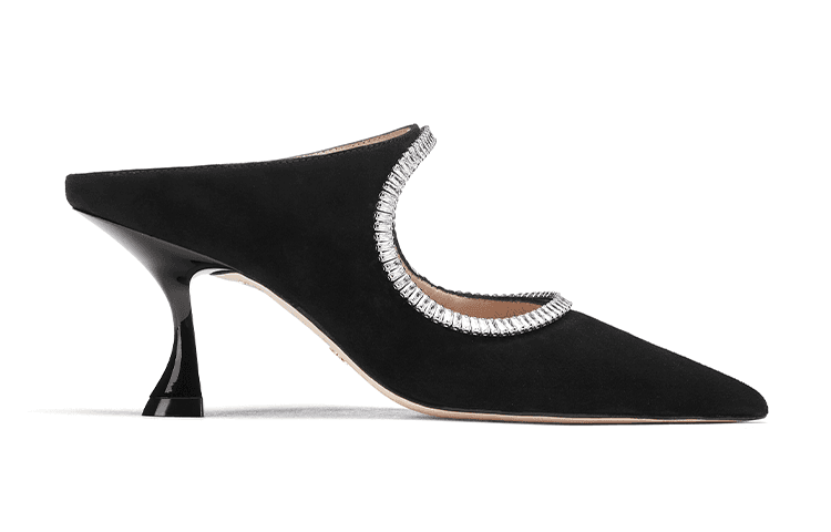 Туфли stuart weitzman Xcurve Crystal 75 Mule - изображение 3
