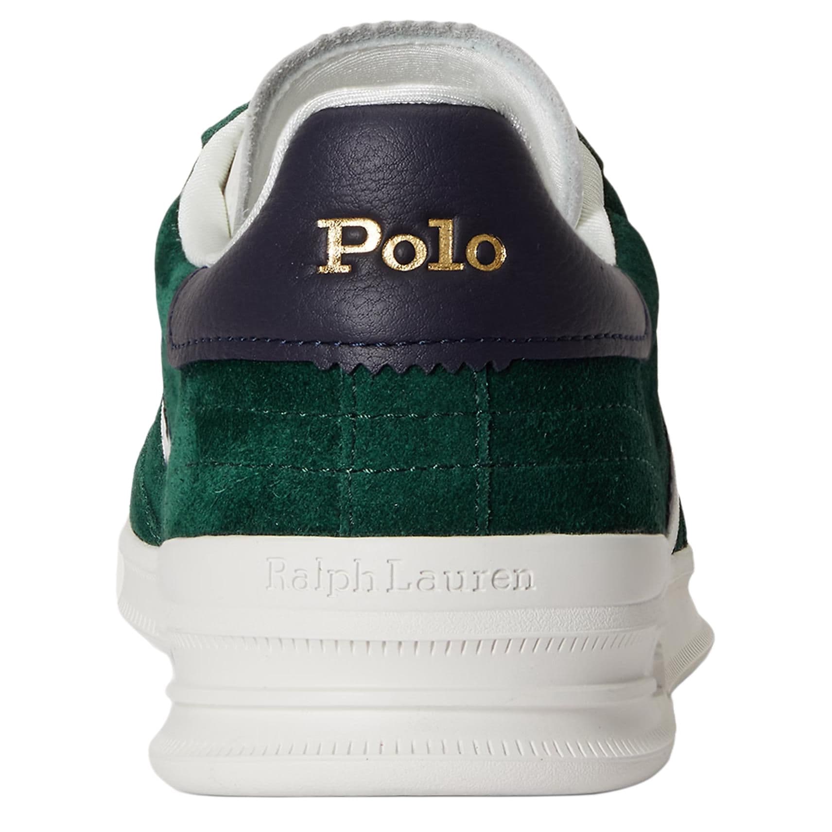 Кроссовки Polo Ralph Lauren Heritage Aera Кожа Низкие Кеды Скейтборд Обувь Мужская Зеленая - изображение 5