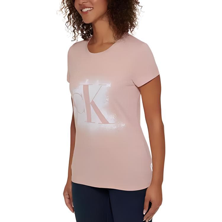 Футболка Calvin Klein T-рубашка женская розовая - изображение 3