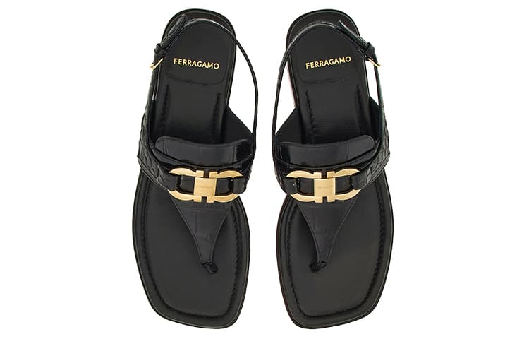 Шлёпанцы FERRAGAMO GANCINI 1.5cm - изображение 3