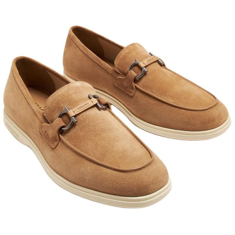 Лоферы FERRAGAMO Cosimo Лоферы Мужские Коричневые - изображение 5