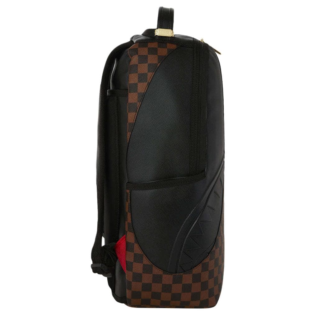 Рюкзак SPRAYGROUND Поливинилхлорид Рюкзак Унисекс Черный и Темно-Коричневый - изображение 4