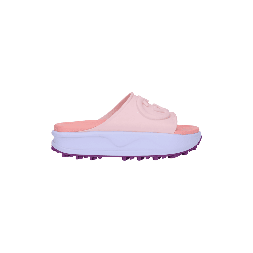 Сандалии Gucci Retro Fashion Slides Pink Purple - изображение 2