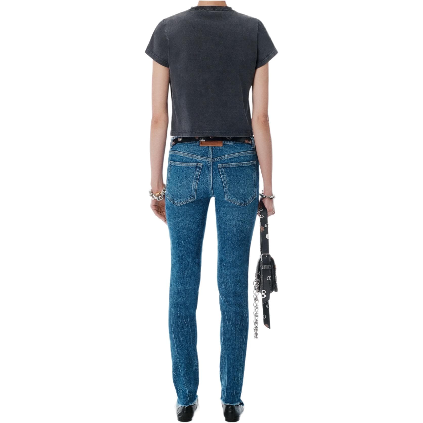 Футболка Alexander Wang SS25 Acid Wash T-Shirt - изображение 3