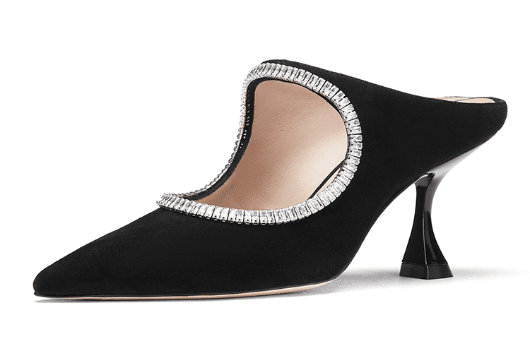 Туфли stuart weitzman Xcurve Crystal 75 Mule - изображение 2