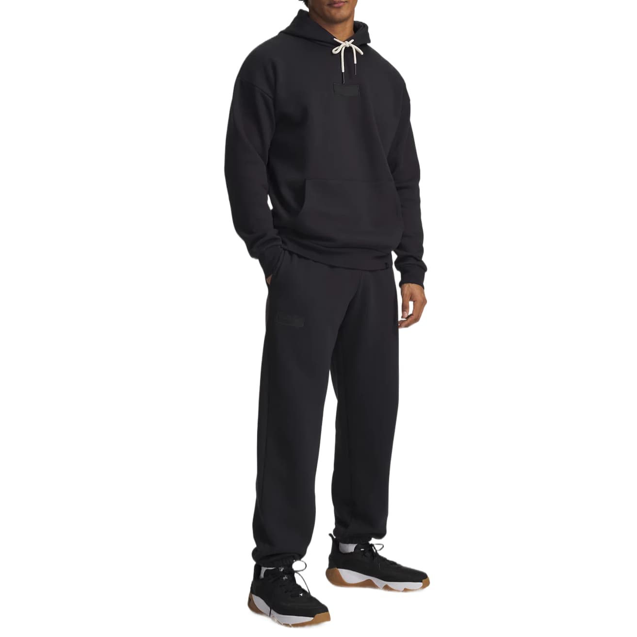 Штаны Under Armour Project Rock Вязаные Спортивные Штаны Мужские Черные - изображение 5