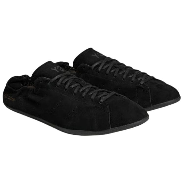 Кроссовки Y 3 Stan Smith Stan Smith Lo Замша Устойчивая к истиранию Низкий Топ Повседневная обувь Женская Черная - изображение 3