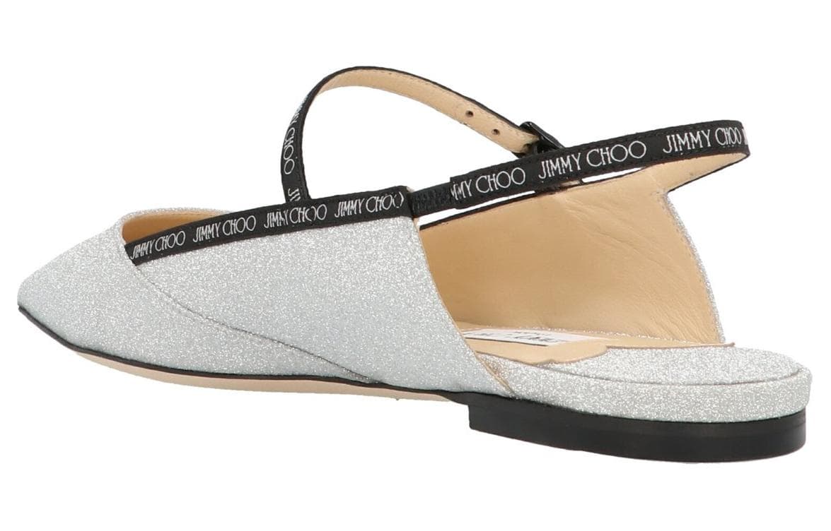 Тапочки Jimmy Choo Ree Flat Pumps - изображение 6
