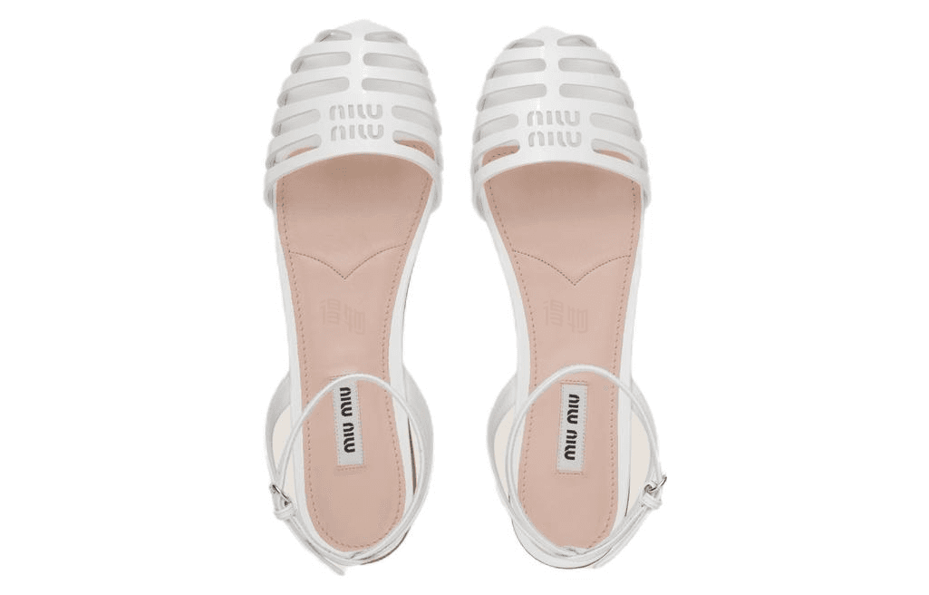 Тапочки Miu Miu D'Orsay White - изображение 5