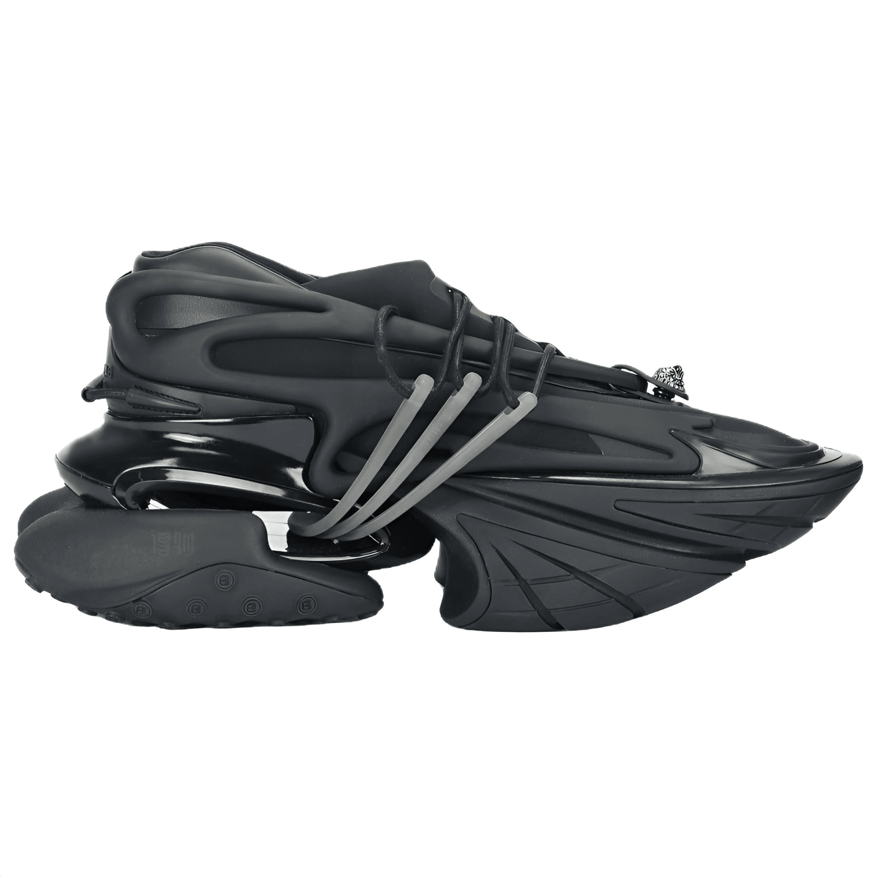 Кроссовки Balmain Low-Top Sneakers Black - изображение 2