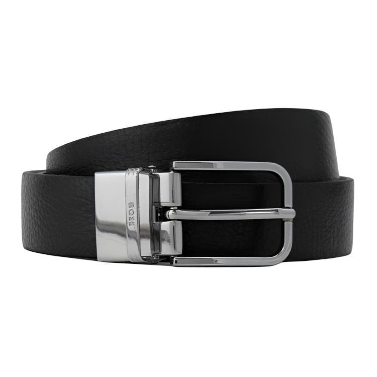 Ремень HUGO BOSS Ремни из коровьей кожи Мужской Черный 4CM - изображение 1