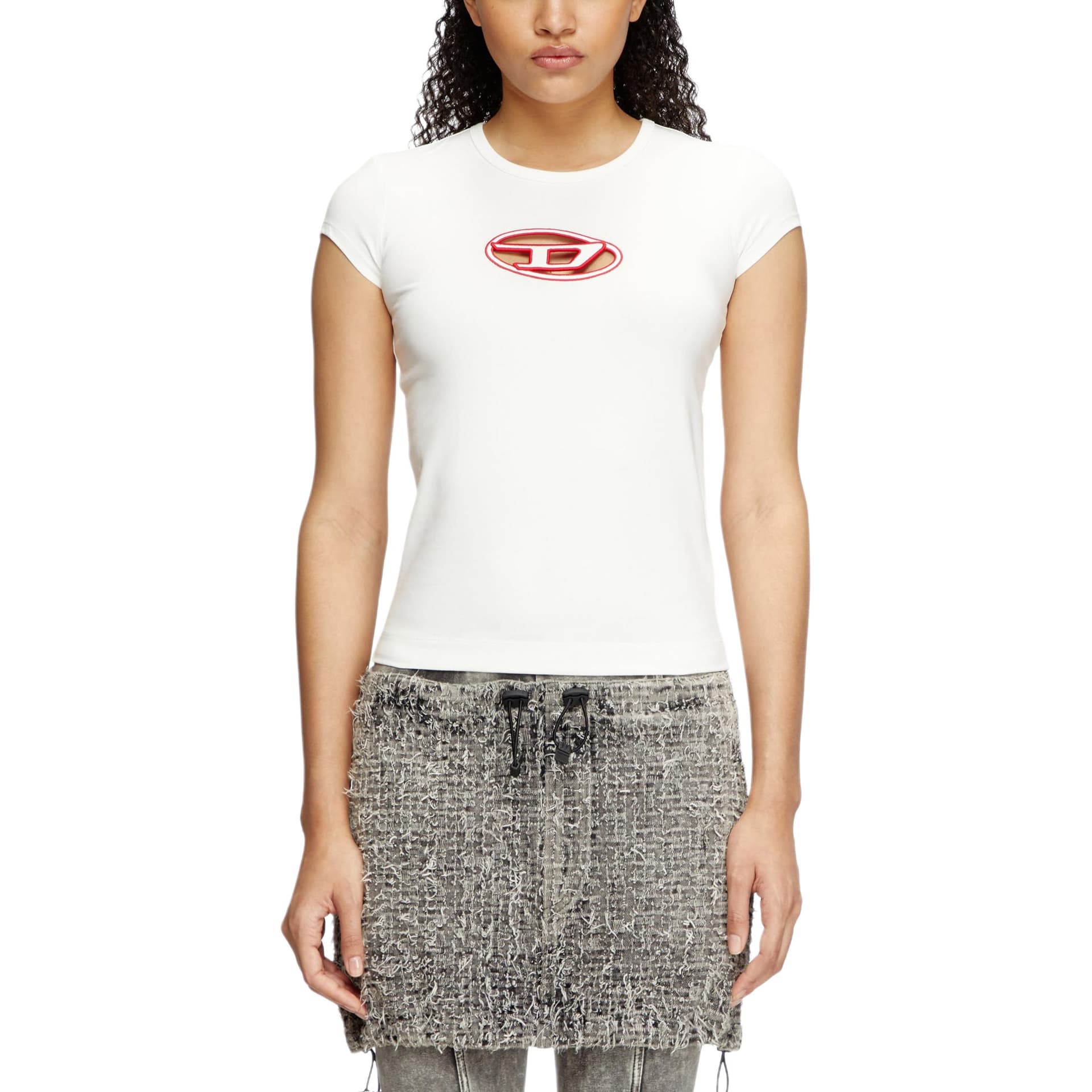 Футболка DIESEL FW24 White Tee - изображение 2