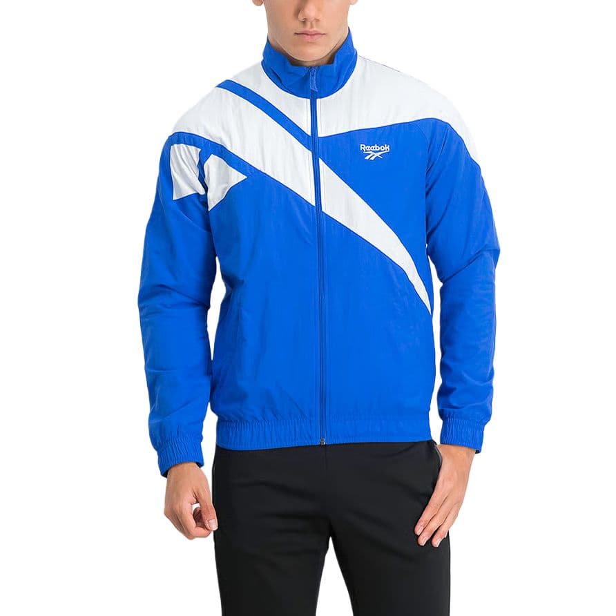 Куртка REEBOK Синий Белый Мужской Куртки - изображение 1