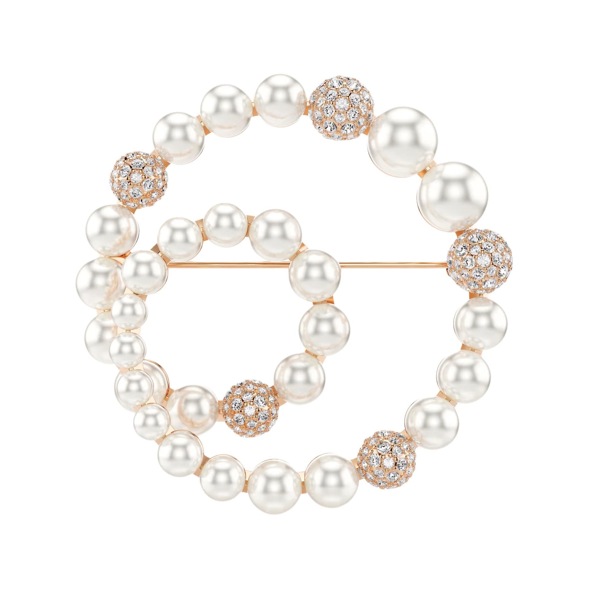 Брошь Swarovski Matri Броши Женские Белые - изображение 2