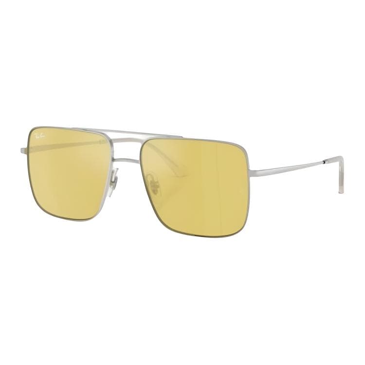 Солнцезащитные очки RayBan Сплав Aviator Солнцезащитные очки Унисекс Серебряный - изображение 1