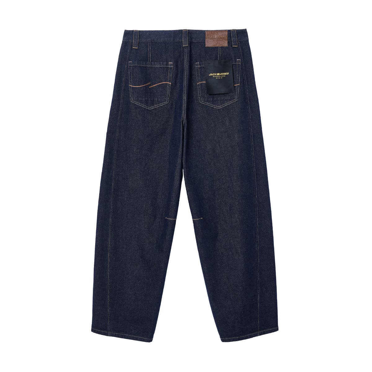 Штаны JACK&JONES Мужские повседневные джинсы с логотипом и кожаной биркой - изображение 2