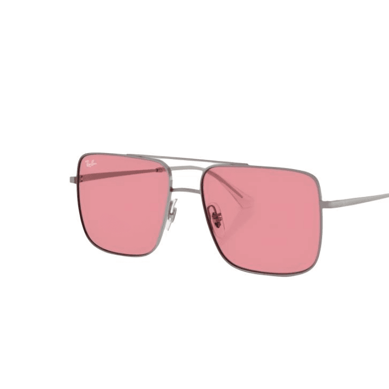 Солнцезащитные очки RayBan Сплав Aviator Солнцезащитные очки Унисекс Серебряный - изображение 4