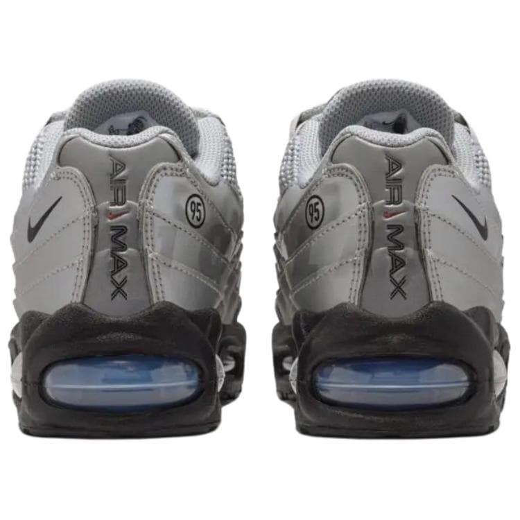 Кроссовки для бега Nike Air Max 95 Беговые кроссовки Унисекс Серебристый Черный - изображение 5