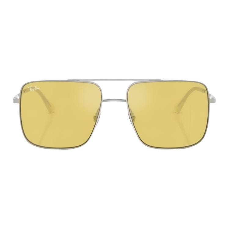 Солнцезащитные очки RayBan Сплав Aviator Солнцезащитные очки Унисекс Серебряный - изображение 2