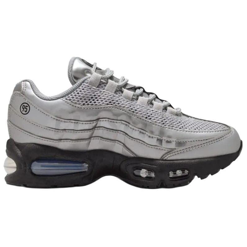 Кроссовки для бега Nike Air Max 95 Беговые кроссовки Унисекс Серебристый Черный - изображение 2