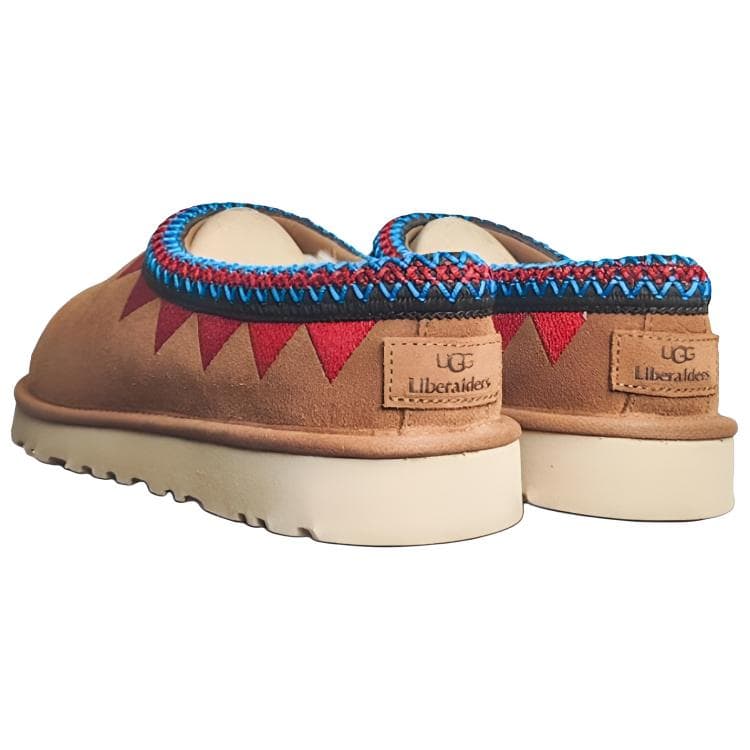Сандалии Liberaiders x UGG Домашние тапочки устойчивые к истиранию унисекс каштановый цвет - изображение 4