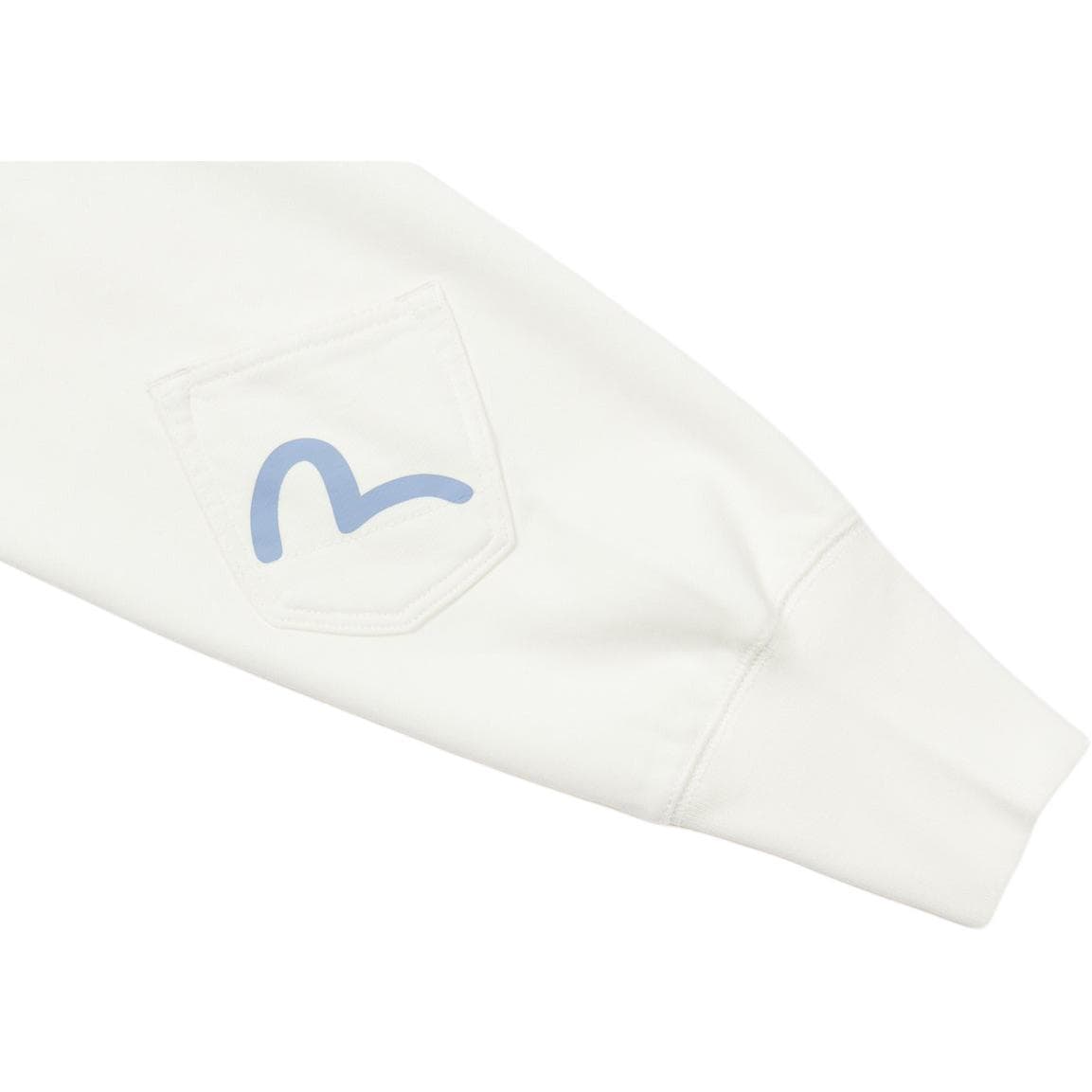 Худи PALACE x EVISU FW21 Multi Pocket Crew Egret Logo - изображение 4