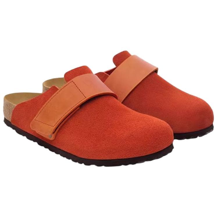 Сандалии Биркенсток Loma EVA Обувь Birkenstock Унисекс Красный Коричневый Узкая версия - изображение 3