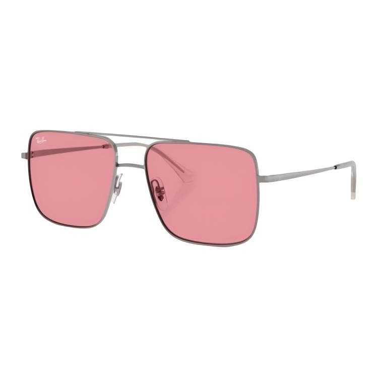 Солнцезащитные очки RayBan Сплав Aviator Солнцезащитные очки Унисекс Серебряный - изображение 1