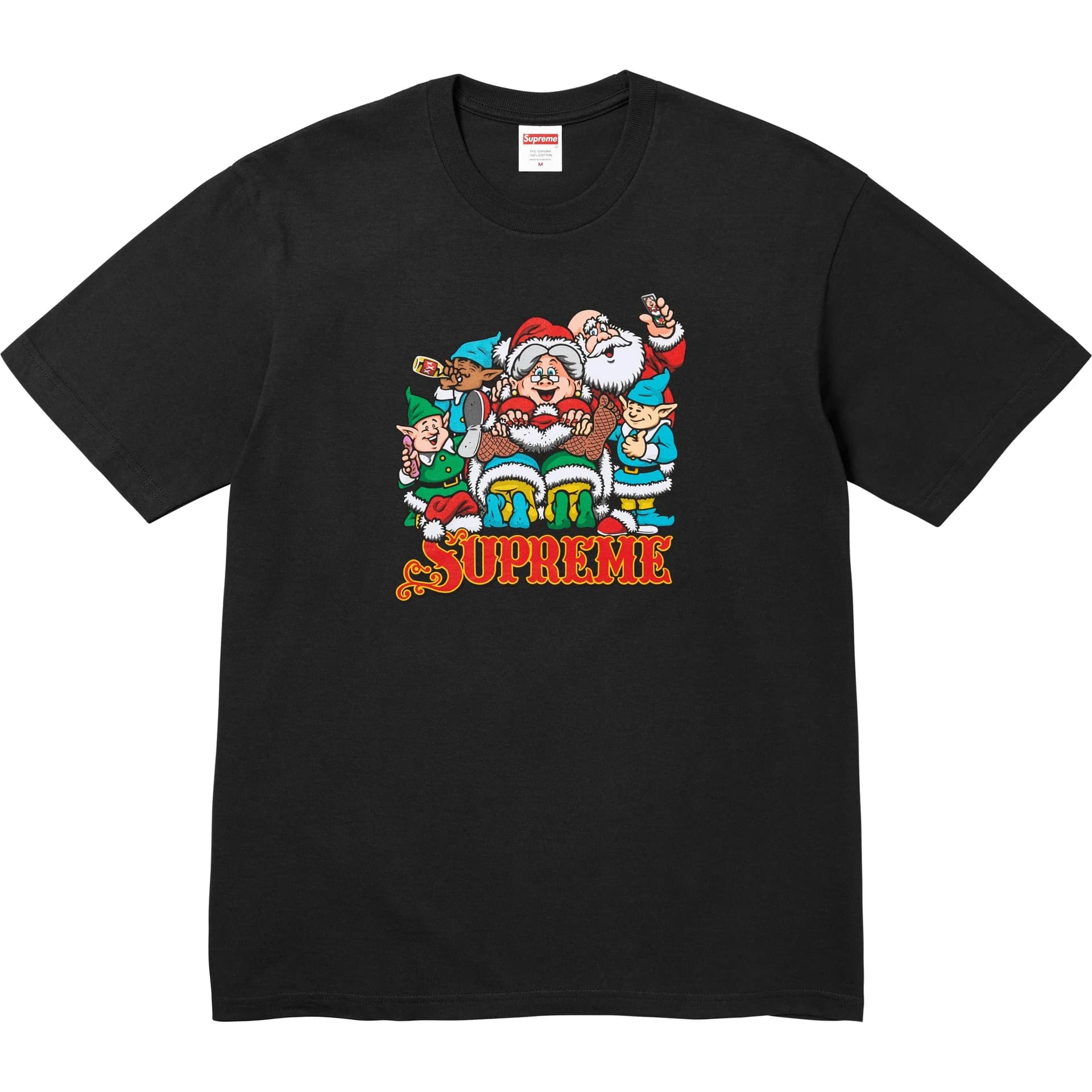 Футболка Supreme Winter Tees fw25 Озорная Tee T Рубашка Унисекс - изображение 1