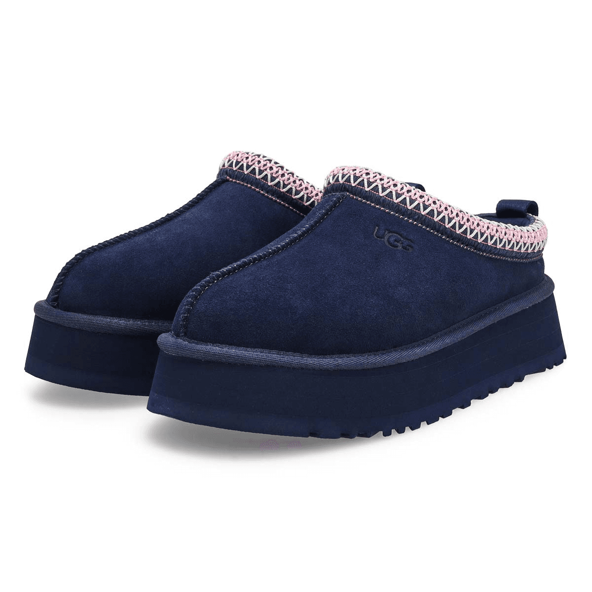 Сандалии UGG Tazz II ЭВА Устойчивые к истиранию Закрытые тапочки Женские Темно-синие - изображение 4
