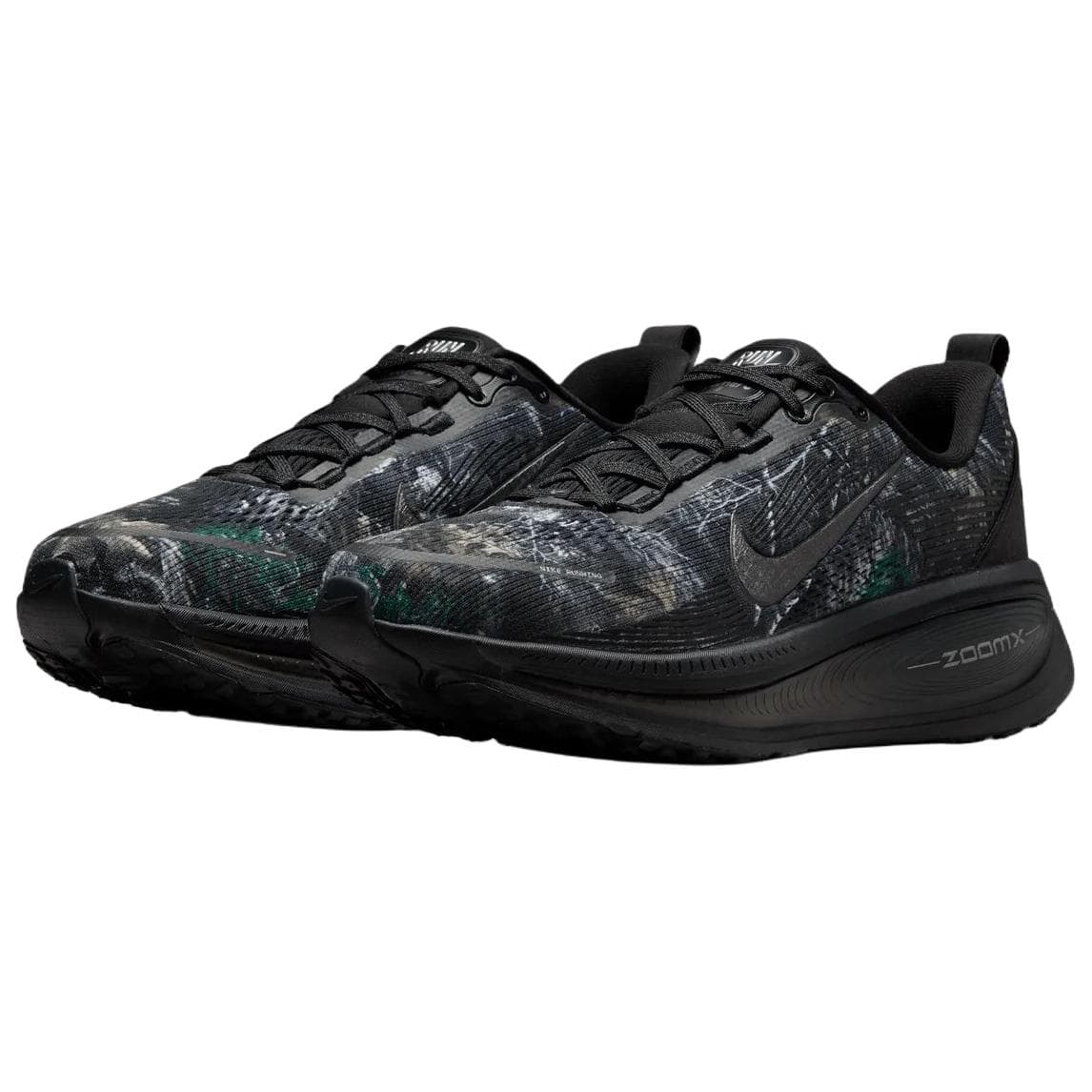 Кроссовки для бега NIKE Vomero 18 Дышащий Low Топ Беговые кроссовки Мужской Черно-серый - изображение 3