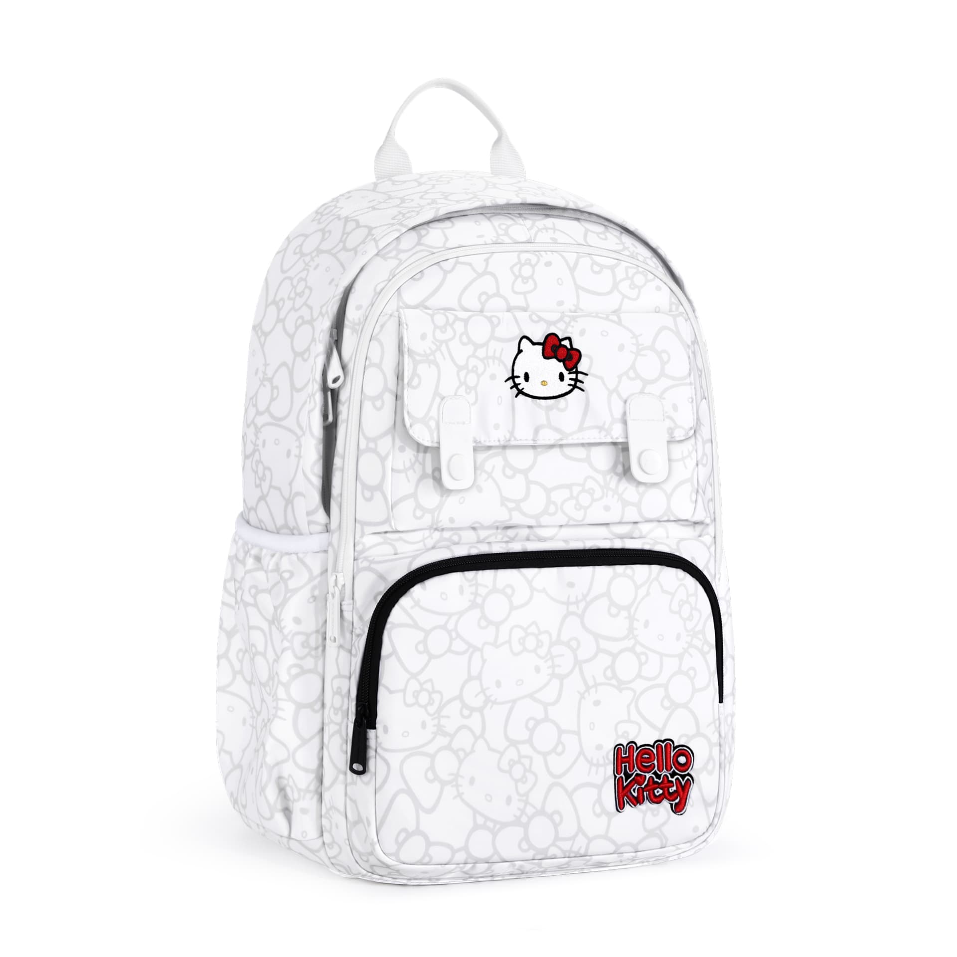 Рюкзак Sanrio Hello Kitty Полиэстеровый Рюкзак Стандартный (Standard) Женский Кремовый Белый - изображение 3