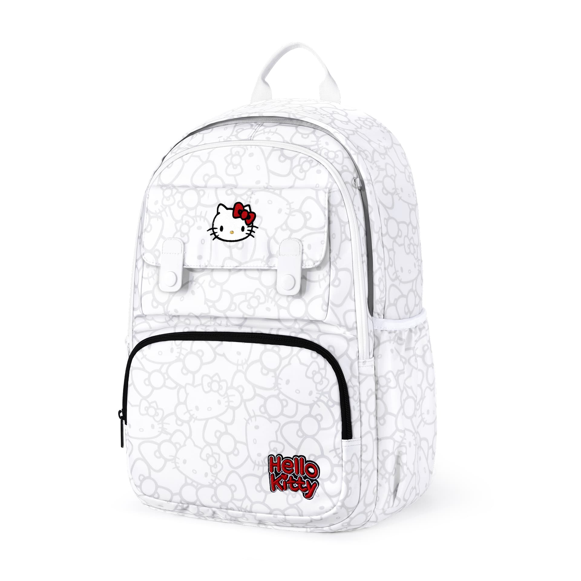 Рюкзак Sanrio Hello Kitty Полиэстеровый Рюкзак Стандартный (Standard) Женский Кремовый Белый - изображение 4
