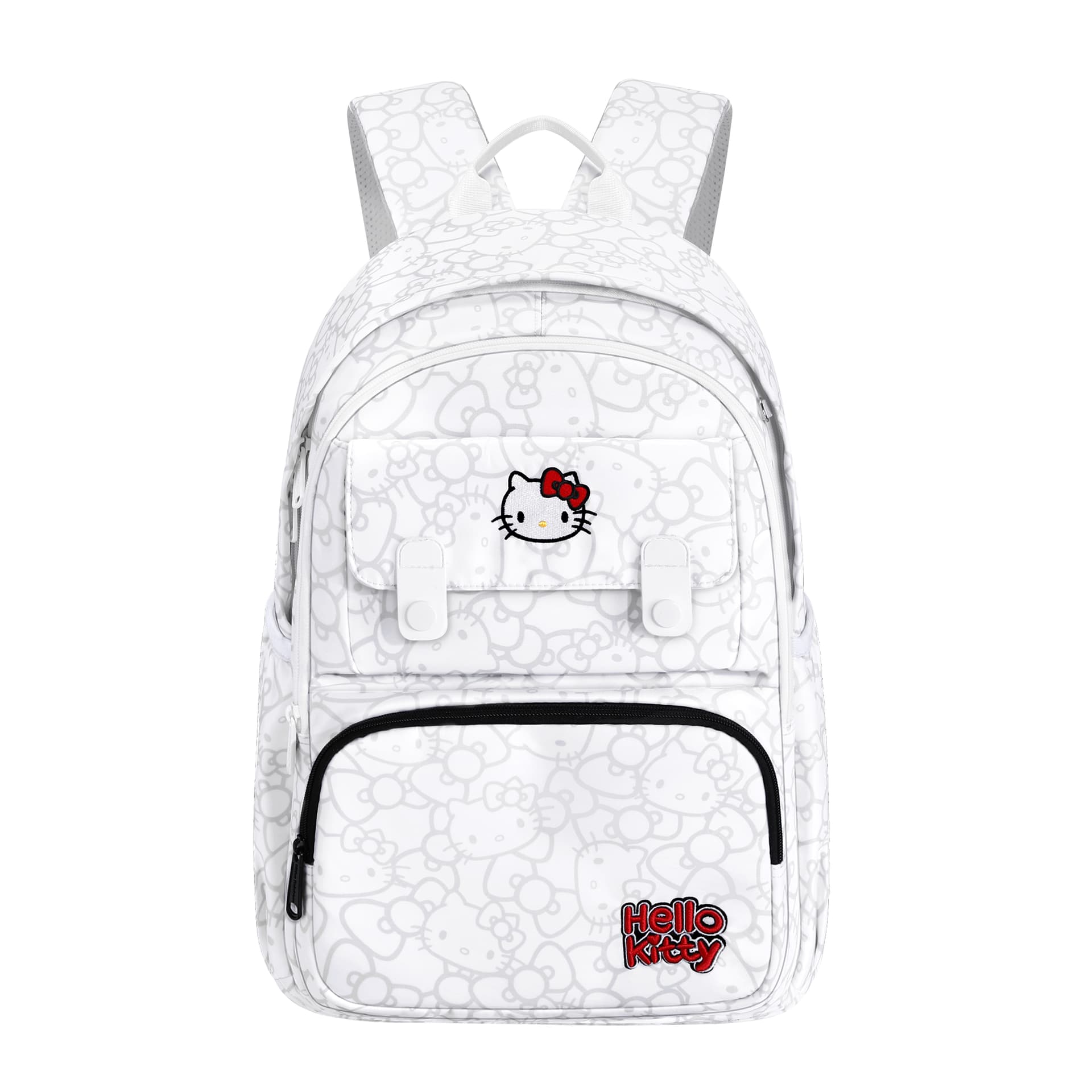 Рюкзак Sanrio Hello Kitty Полиэстеровый Рюкзак Стандартный (Standard) Женский Кремовый Белый - изображение 2