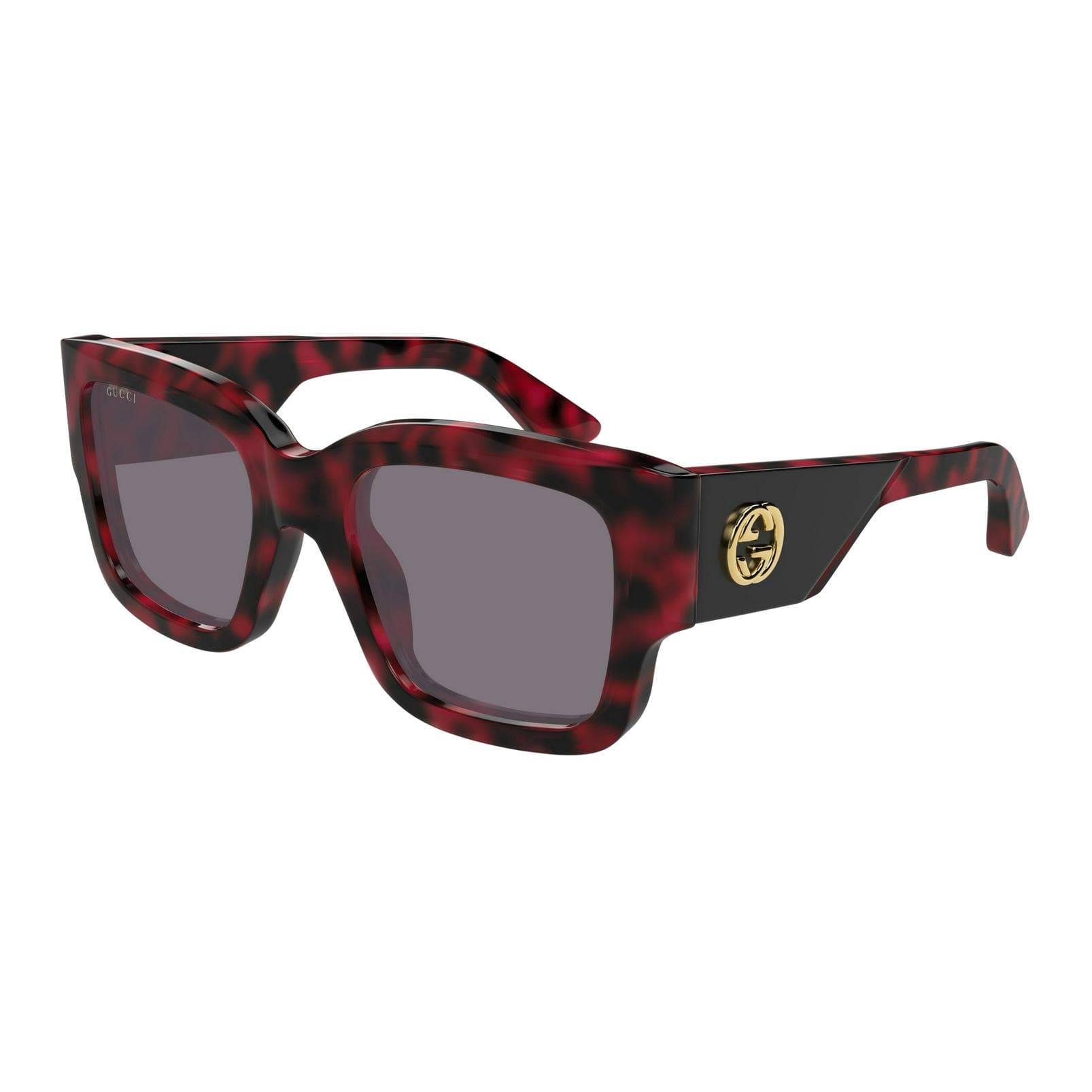 Солнцезащитные очки GUCCI Квадратные солнцезащитные очки из ацетатного волокна унисекс черные - изображение 5