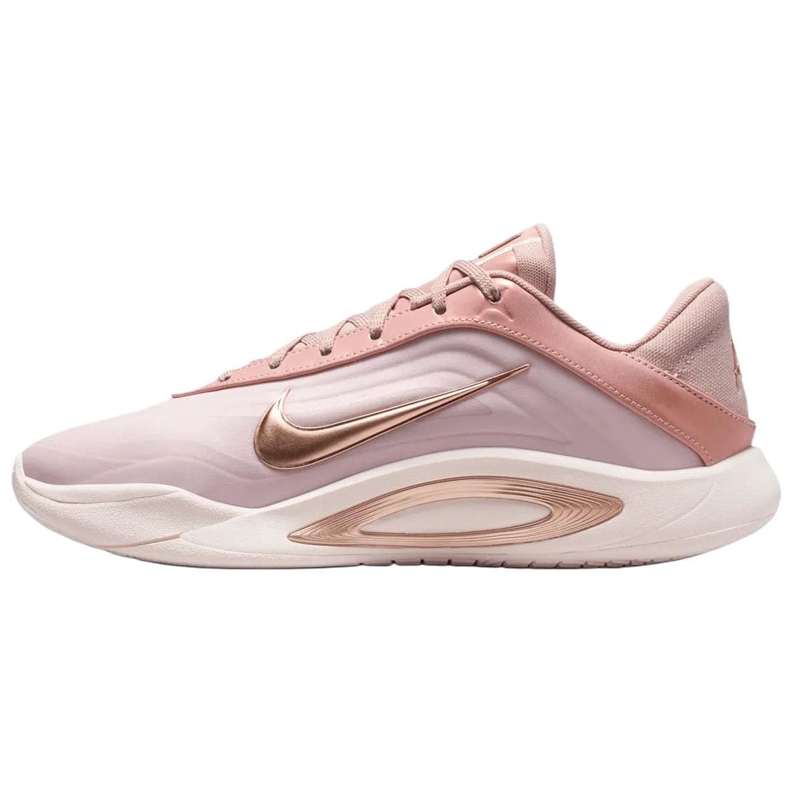 Кроссовки для баскетбола NIKE A'One Лоу-топы Баскетбольные кроссовки Унисекс Розовый - изображение 1