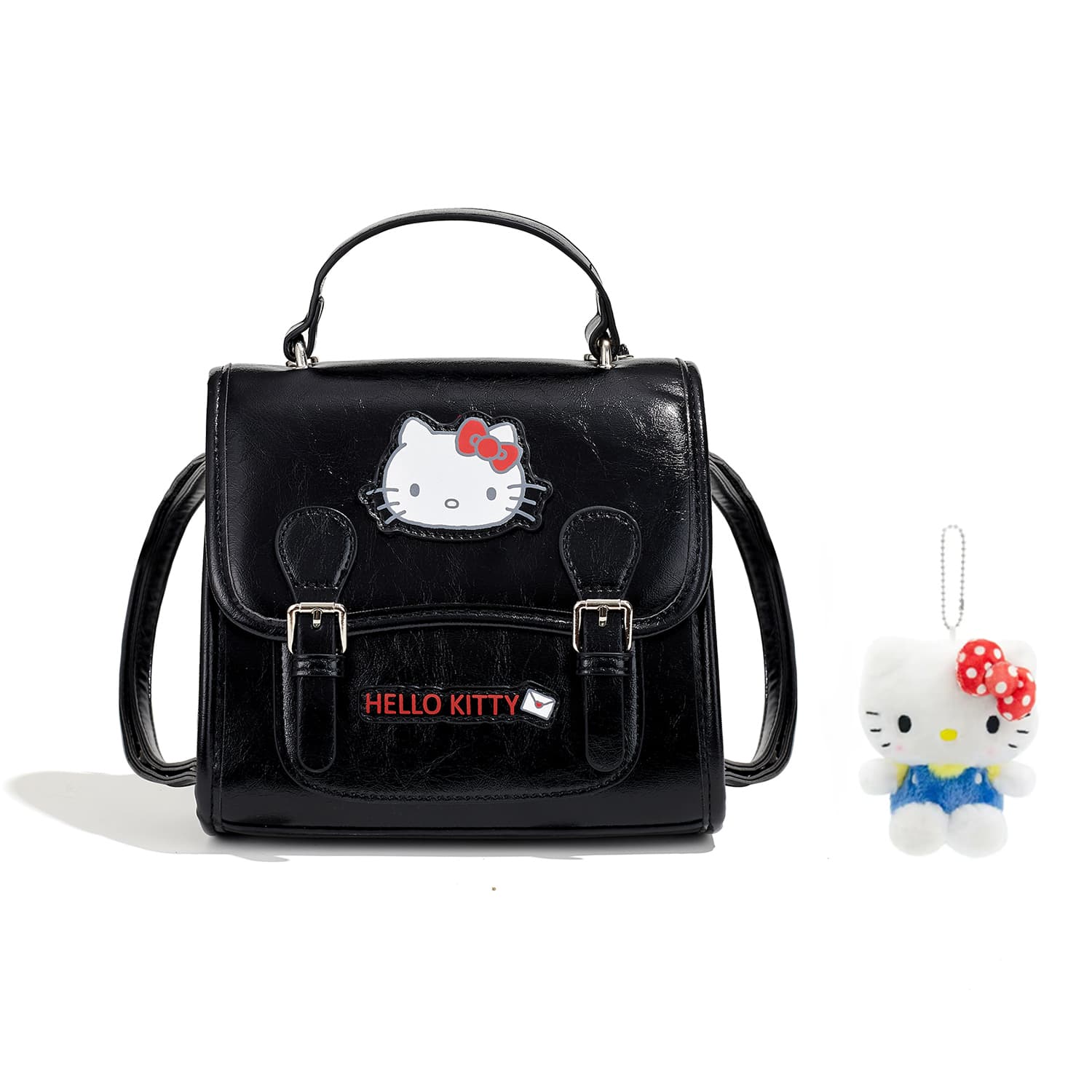 Рюкзак Sanrio Hello Kitty Синтетическая кожа Рюкзак Стандартный (Standard) Женский Черный - изображение 6