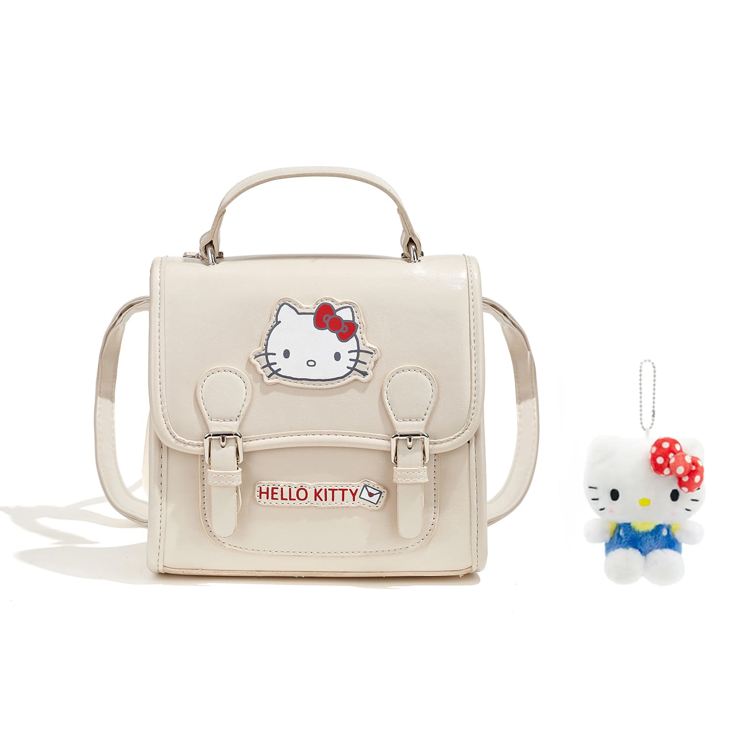 Рюкзак Sanrio Hello Kitty Синтетическая кожа Рюкзак Стандартный (Standard) Женский Молочный Белый - изображение 6