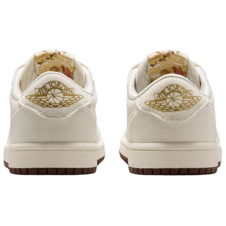 Кроссовки для баскетбола Jordan Air Jordan 1 Противоскользящие Низкие Детские Баскетбольные Кроссовки Экрю Малыш - изображение 5