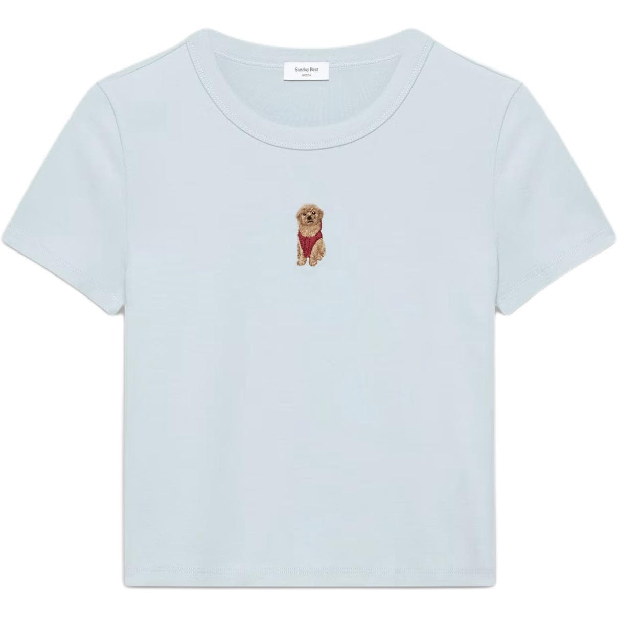 Футболка Aritzia Dew Синий Весна Харлей Женские T-рубашки - изображение 1