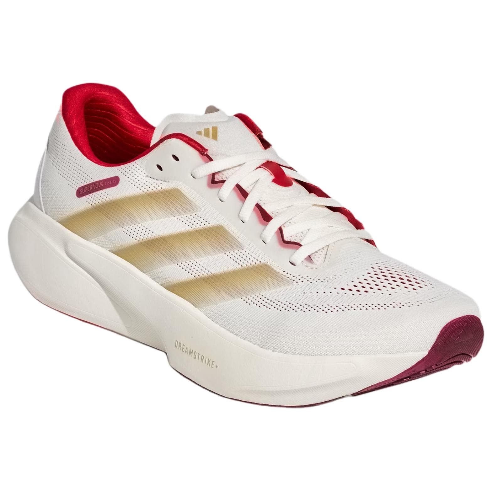 Кроссовки для бега Adidas SUPERNOVA RISE 3S Сетчатая ткань Low Топ Повседневные кроссовки для бега Унисекс Ярко-белый - изображение 3