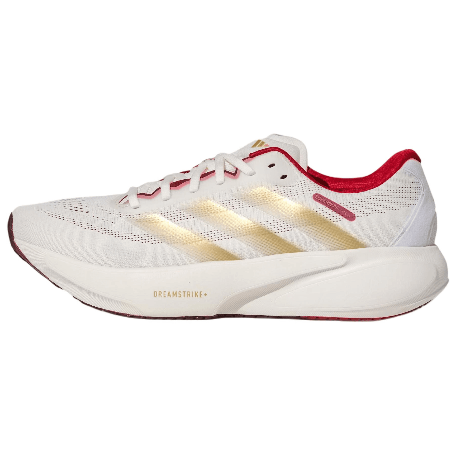 Кроссовки для бега Adidas SUPERNOVA RISE 3S Сетчатая ткань Low Топ Повседневные кроссовки для бега Унисекс Ярко-белый - изображение 1