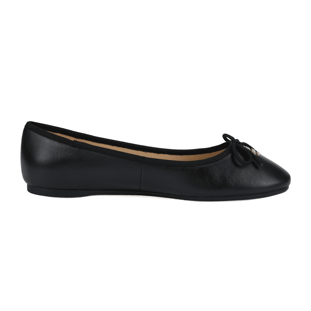 Тапочки Coach Leather Slip-On Ballet Flat Black - изображение 2