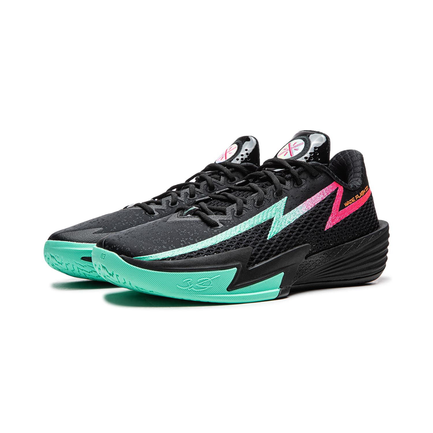 Кроссовки для баскетбола Li-Ning Way of Wade Lightning 2 Баскетбольные кроссовки для мужчин с амортизацией, противоскользящей износостойкой подошвой, дышащим верхом и хорошим сцеплением, низкие - изображение 3