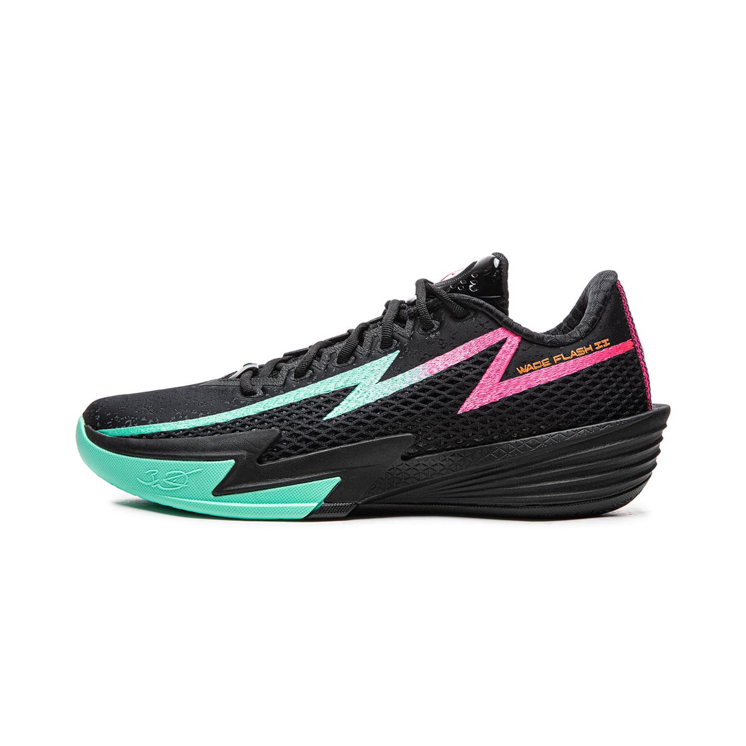 Кроссовки для баскетбола Li-Ning Way of Wade Lightning 2 Баскетбольные кроссовки для мужчин с амортизацией, противоскользящей износостойкой подошвой, дышащим верхом и хорошим сцеплением, низкие - изображение 1