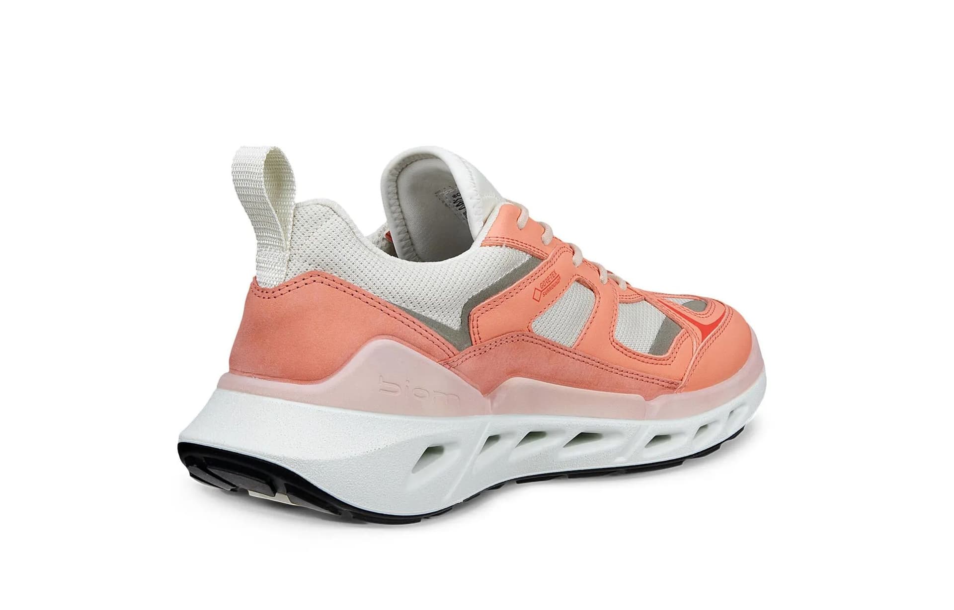 Кроссовки Ecco SS26 Biom 720 Коллекция Текстиль Коровья кожа Низкий верх Повседневная обувь Женская Кораллово-красный - изображение 4