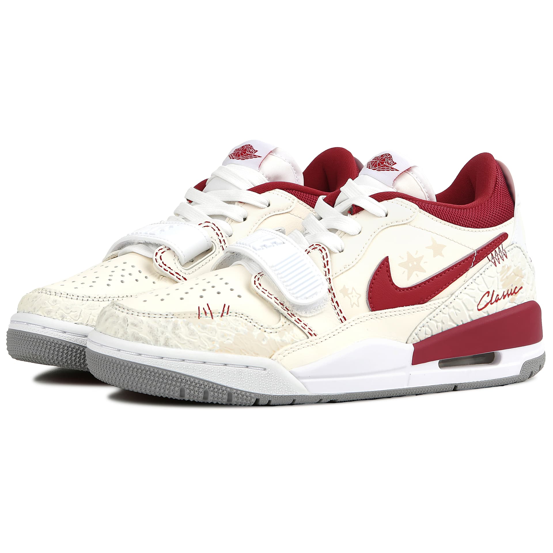 Ретро баскетбольные кроссовки Jordan Legacy 312 Low Gym Red CNY - изображение 4